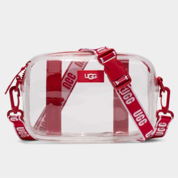 UGG Handbags - NWT UGG Janey II Transparent (3 in 1) Red Crossbody